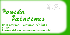 monika palatinus business card